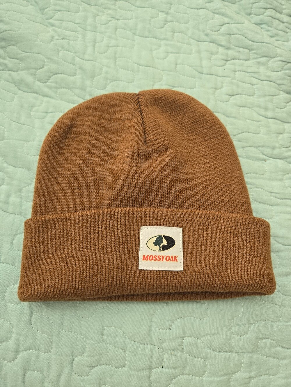 Mossy Oak Brown Knit Beanie